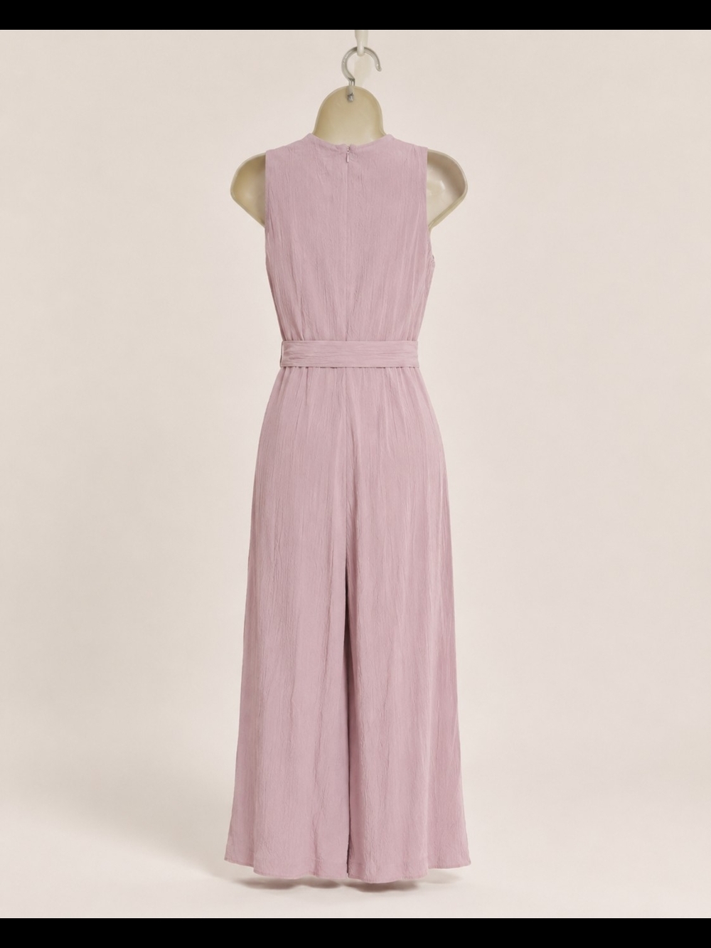 Calvin Klein Dusty Rose Wrap Tie Pants Jumpsuit Size 2 - Picture 9 of 12